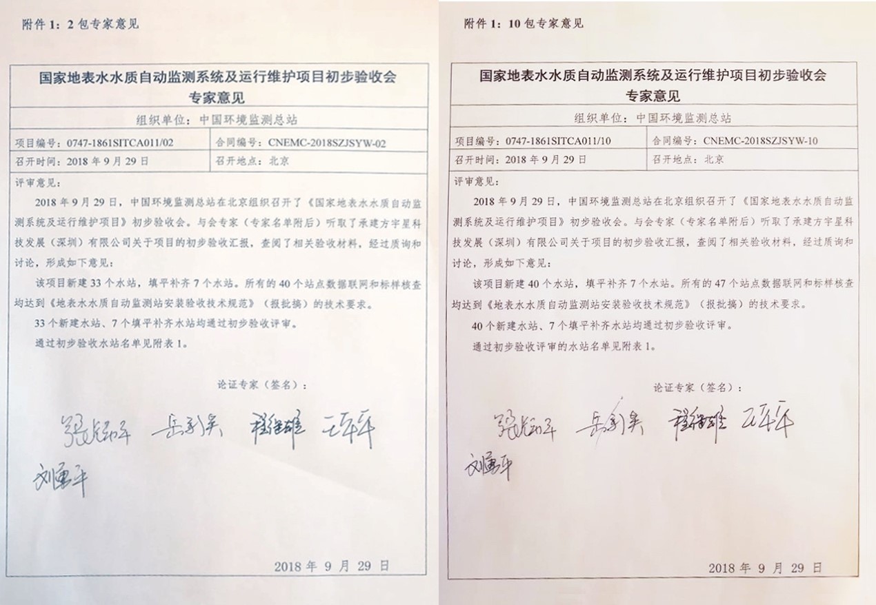 “高标准、严要求”—bv1946伟德全资子公司宇星科技顺利通过国家水站项目初验